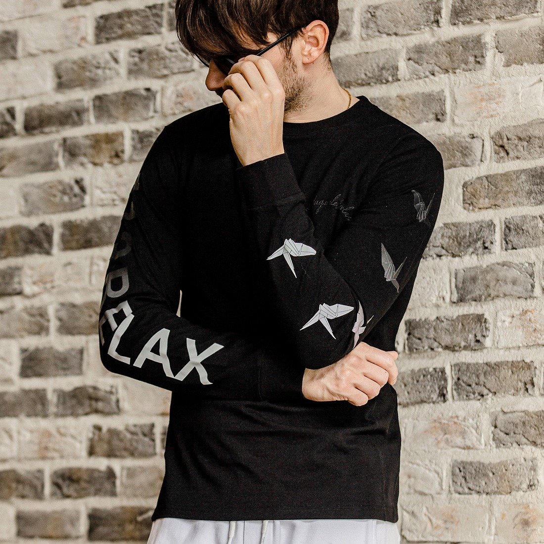 【1PIU1UGUALE3 RELAX】グラデーションプリントロングTシャツ 1PIU1UGUALE3 RELAXグラデーションプリントロングTシャツ | ウノ