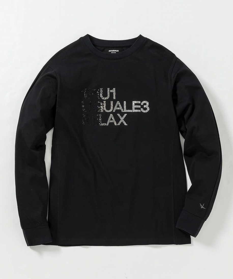 1PIU1UGUALE3 RELAX スパークリングロゴロングTシャツ | ウノ