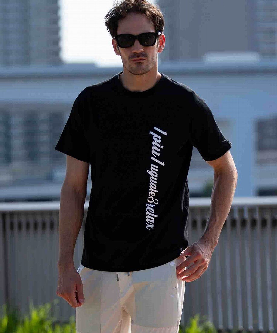 【国内発送】1PIU1UGUALE3 RELAX 半袖 組み合わせ ロゴTシャツ 1PIU1UGUALE3 RELAX ウノピュウノウグァーレトレ リラックス