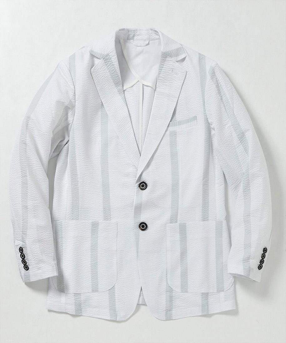 1piu1uguale3 RELAX ストライプ テーラード ジャケット 1PIU1UGUALE3 RELAX ジャケット テーラードジャケット RELAX