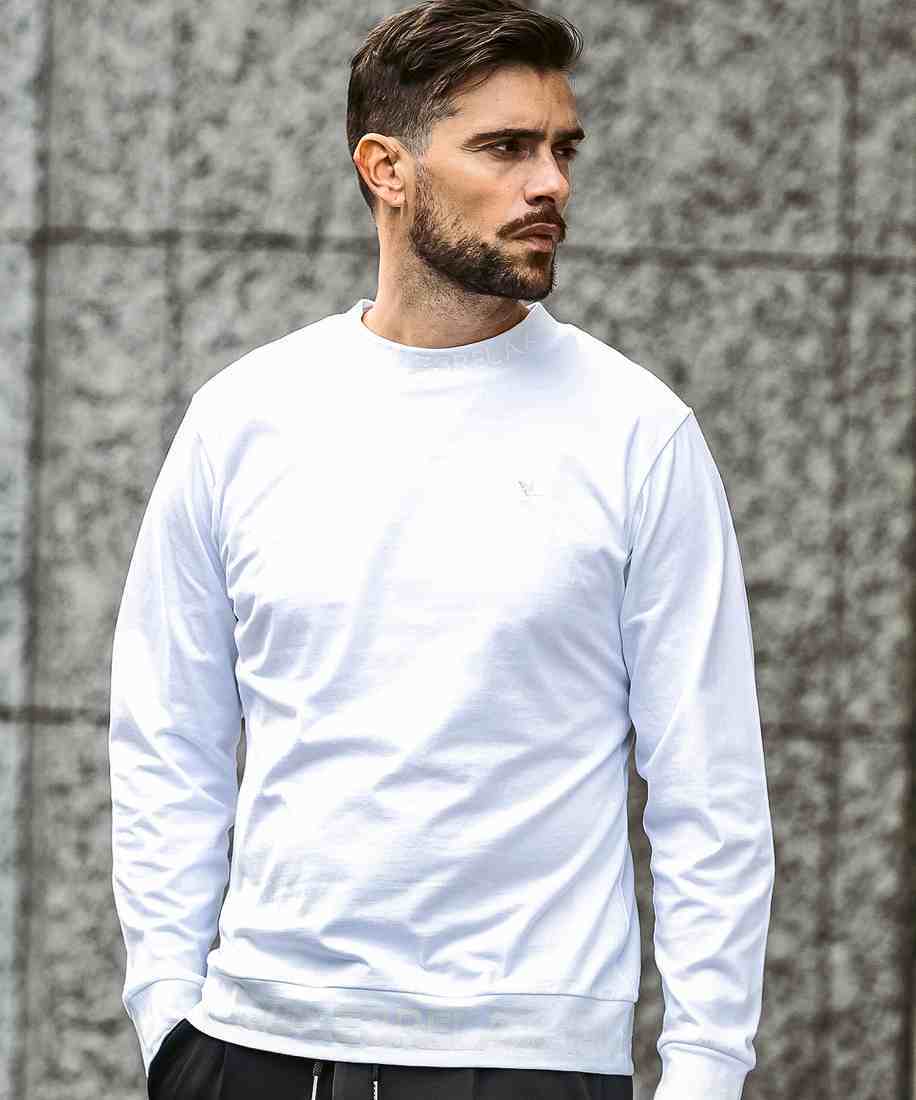 WEB・直営店限定】1PIU1UGUALE3 RELAX ネックロゴロングTシャツ