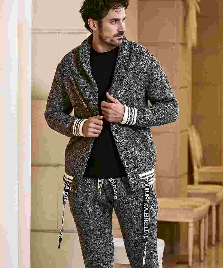 1PIU1UGUALE3 RELAX ショールカラーロングカーディガン | ウノピゥ