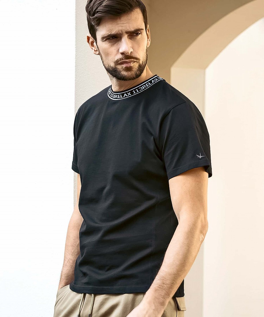 1PIU1UGUALE3 RELAX シルケットキーネック半袖Tシャツ【山口祥行着用】 楽天市場】1PIU1UGUALE3 RELAX シルケットキーネック半袖Tシャツ