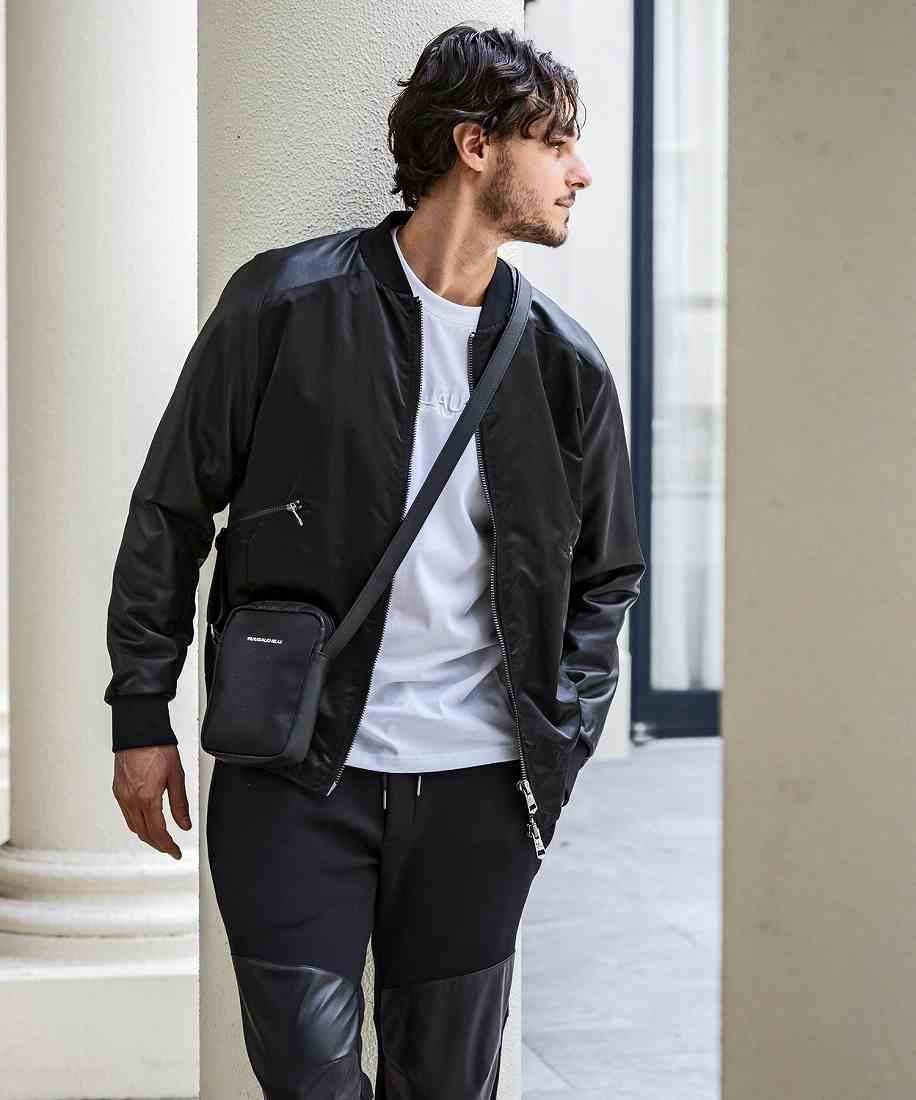 1PIU1UGUALE3 RELAX フェイクレザーミニショルダーバッグ | ウノ