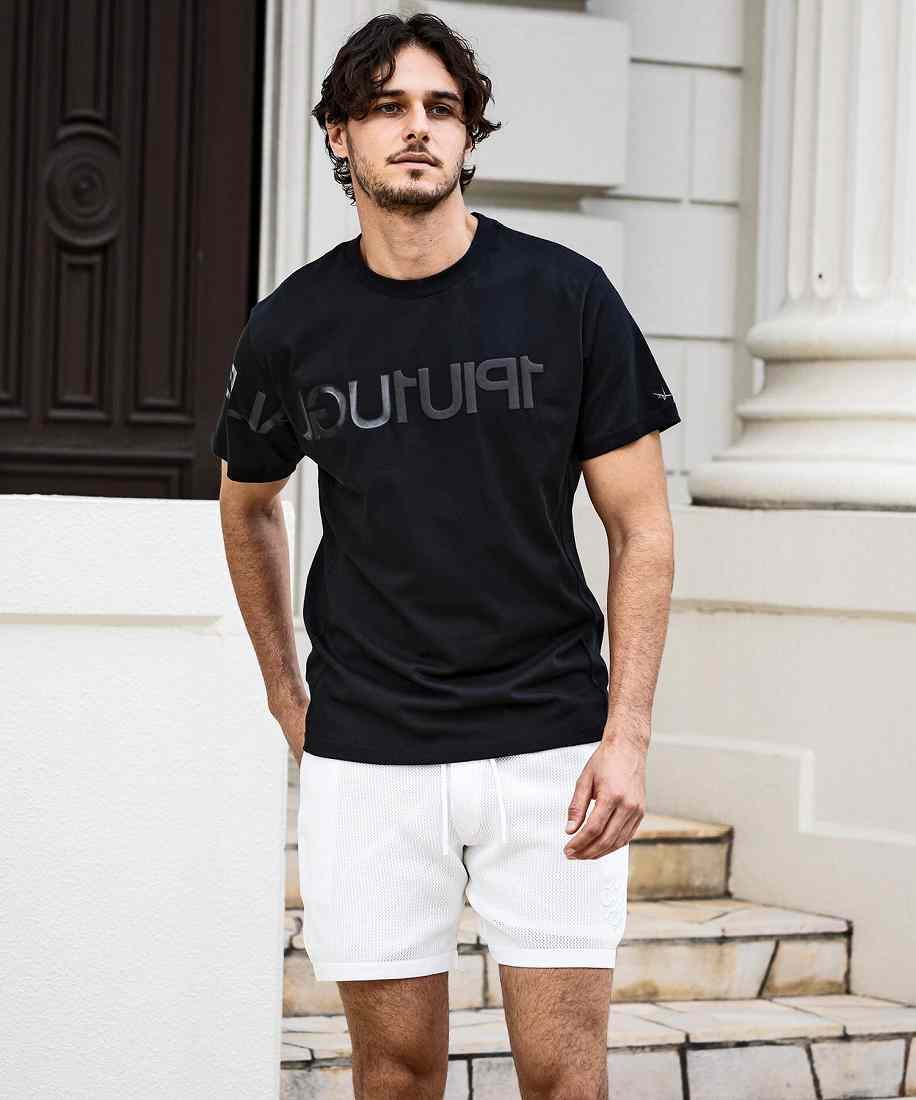 1PIU1UGUALE3 RELAX ビッグロゴインバーテッドTシャツ | ウノ