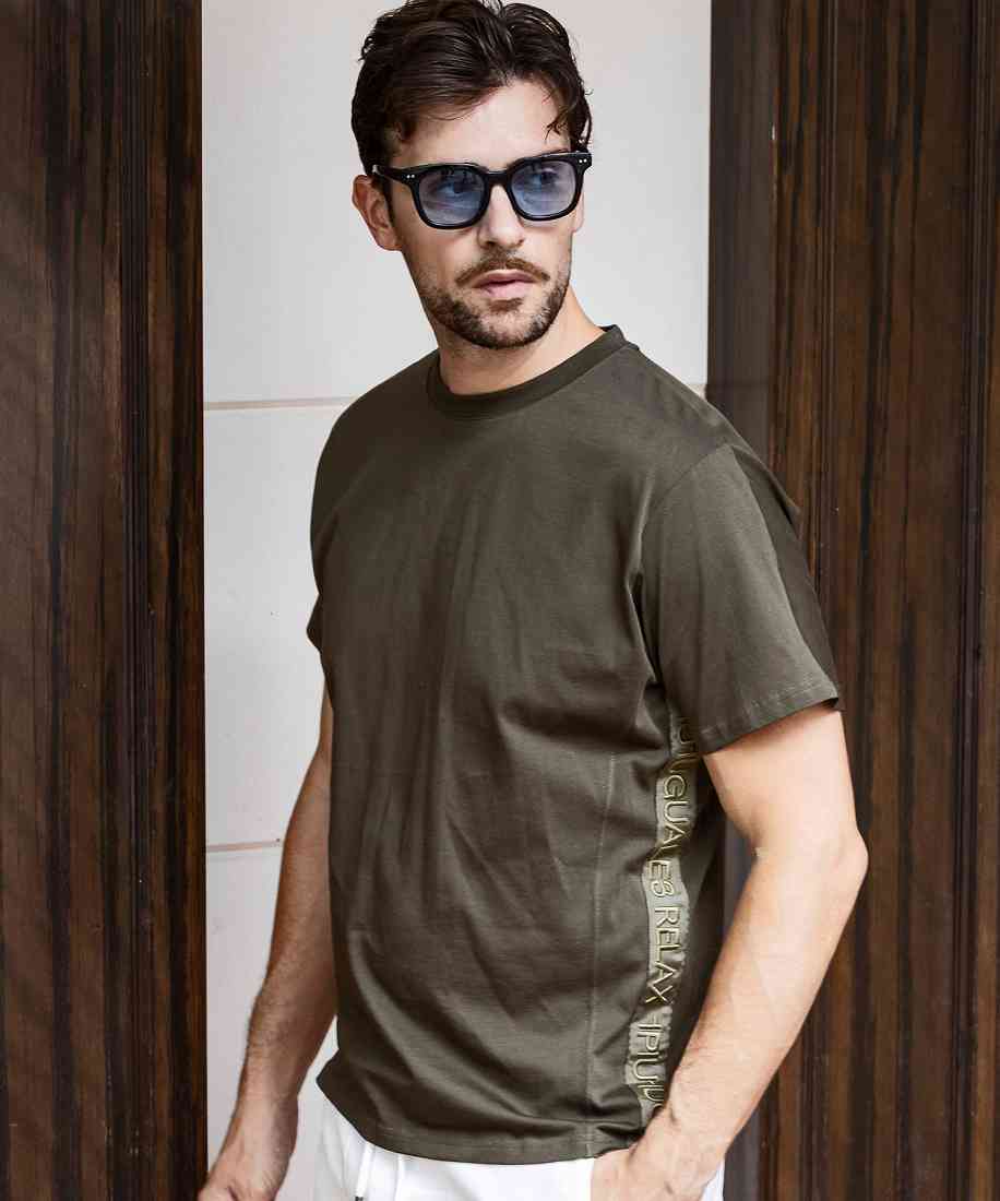 1PIU1UGUALE3 RELAX ヘンリーネック半袖Tシャツ | ウノピゥ