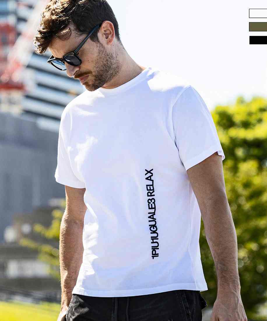 1PIU1UGUALE3 RELAX バーチカルエンブロイディー半袖Tシャツ 3色 楽天市場】1piu1uguale3 半袖の通販