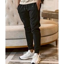 ウノピゥウノウグァーレトレ リラックス(1PIU1UGUALE3 RELAX)の1PIU1UGUALE3 RELAX ラインストーンヘムスウェットジョガーパンツ