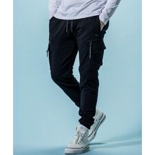 ウノピゥウノウグァーレトレ リラックス(1PIU1UGUALE3 RELAX)の1PIU1UGUALE3 RELAX ドライタッチスウェットカーゴパンツ スノーウェア