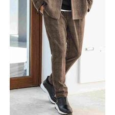 1PIU1UGUALE3 RELAX グレンチェックスラックス【LEON掲載】