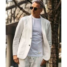 ウノピゥウノウグァーレトレ リラックス(1PIU1UGUALE3 RELAX)の1PIU1UGUALE3 RELAX レザーコンビネーションジャケット