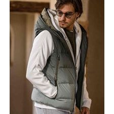 ウノピゥウノウグァーレトレ リラックス(1PIU1UGUALE3 RELAX)の1PIU1UGUALE3 RELAX グラデーションダウンベスト