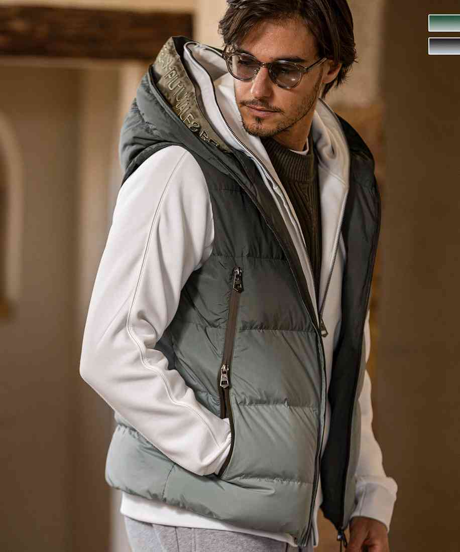 (M)1PIU1UGUALE3 RELAX プリマロフト中綿ベスト 1PIU1UGUALE3 RELAX プリマロフト中綿ベスト | ウノピゥウノウ