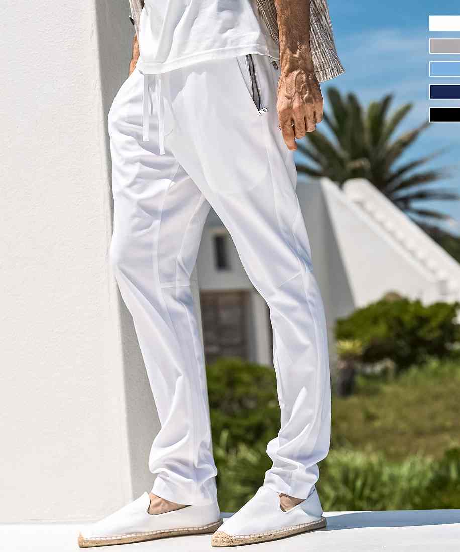 【美品】1piu1uguale3 RELAX ストレッチ パンツ ホワイト Ｍ 1PIU1UGUALE3 RELAX 3Dシルエットストレッチパンツ | ウノピゥウノウ