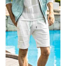 1PIU1UGUALE3RELAXブロックニットショーツ