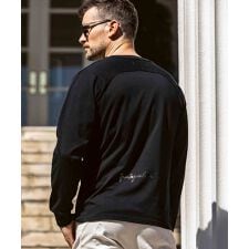 1PIU1UGUALE3 RELAX ラインストーンバックロゴロングTシャツ【LEON掲載】