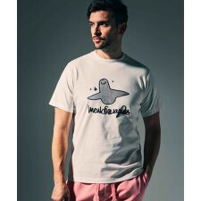 1PIU1UGUALE3 RELAX× Mark Gonzales ラインストーン半袖Tシャツ