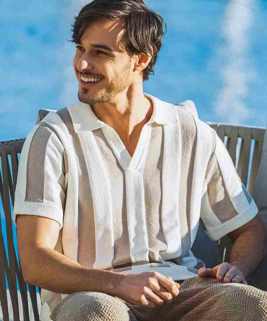 [�}���C]1PIU1UGUALE3 RELAX �X�g���C�v�I�[�v���J���[�j�b�g�V���c�yWEB�E���c�X����z/�E�m�s�D�E�m�E�O�@�[���g�� �����b�N�X�i1PIU1UGUALE3 RELAX�j white