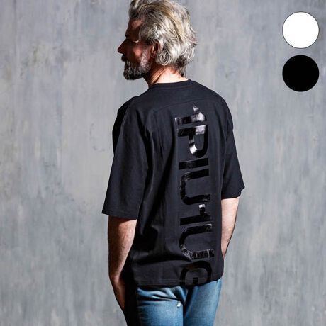 1PIU1UGUALE3 RELAX(ウノピゥウノウグァーレトレ)バックプリントビッグ  