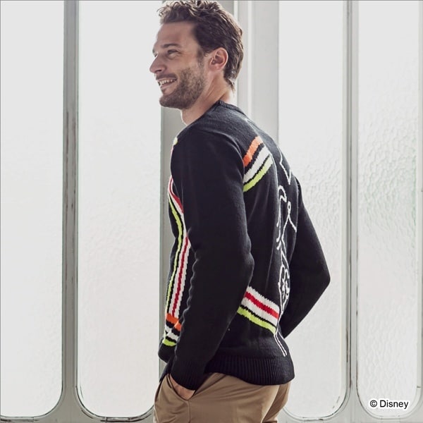 1PIU1UGUALE3 RELAX/MICKEY デザイン ニットプルオーバー 1PIU1UGUALE3 RELAX/MICKEY デザイン ニットプルオーバー - メルカリ