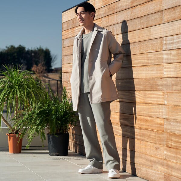Ｂ：ＭＩＮＧ　ｂｙ　ＢＥＡＭＳ　／　コットンリップストップ　ステンカラーコート B：MING by BEAMS ／ コットンリップストップ