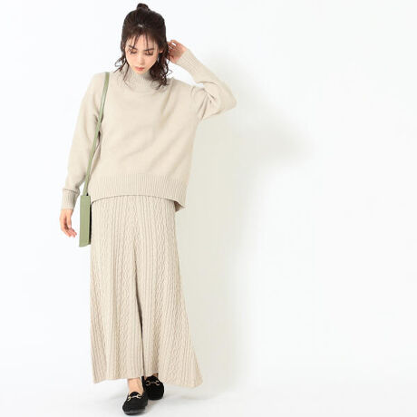 B：MING by BEAMS ／ ケーブルスカート セットアップ 