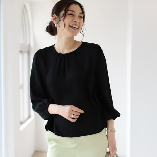 B：MING by BEAMS ／ 楊柳 タック ブラウス | マルイ