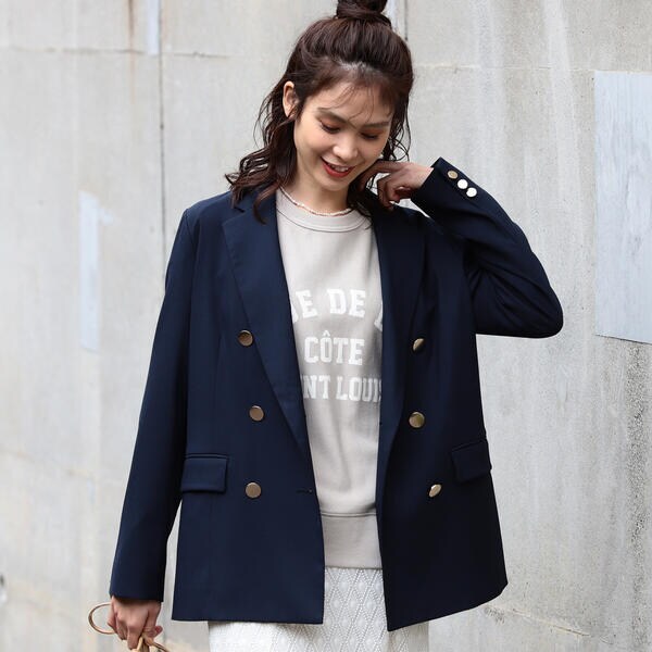 B：MING by BEAMS ／ ダブルブレスト ジャケット 21SS