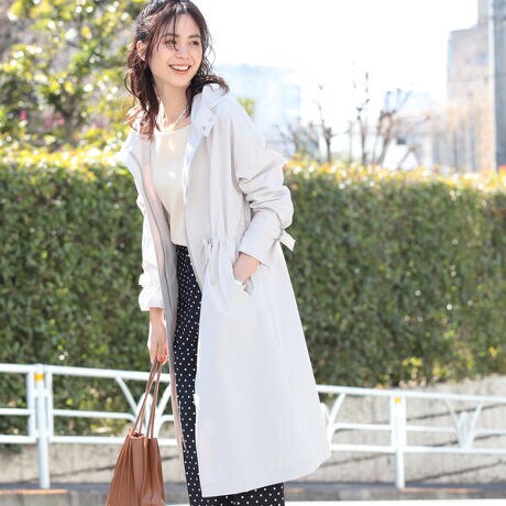 B：MING by BEAMS ／ ツイル フーデッド コート 21SS 