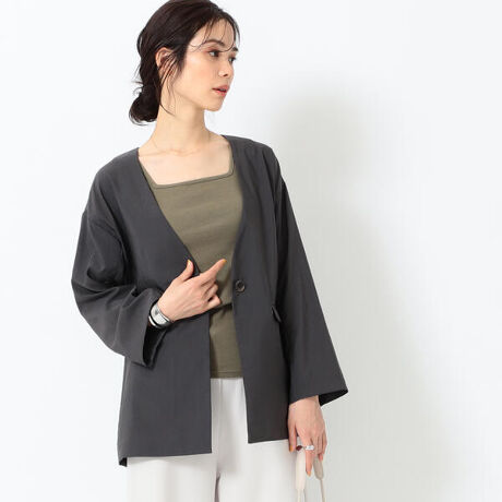 B：MING by BEAMS ／ ノーラペル ジャケット 21SS 