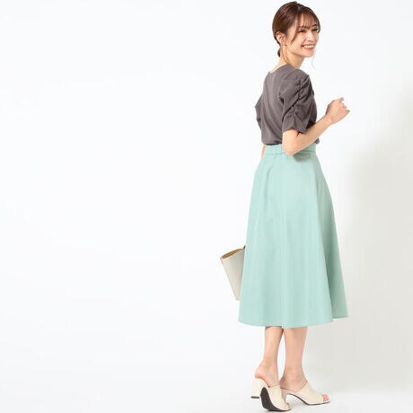 ｂ ｍｉｎｇ ｂｙ ｂｅａｍｓ カラー フレア スカート ２１ｓｓ ファッション通販 マルイウェブチャネル