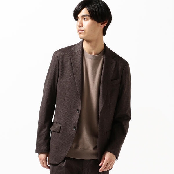 Ｂ：ＭＩＮＧ ｂｙ ＢＥＡＭＳ ／ ＮＯＭＡＤ ＴＲニット ハウンドトゥース ジャケット（セットアッ | マルイウェブチャネル