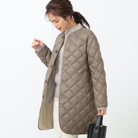 GYMPHLEX ／ ノーカラー キルト ダウン 20AW | マルイ 