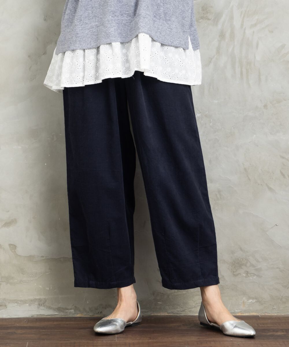 サブストリート] 大きいサイズ 15号(3L) コーデュロイエンブロイダリー