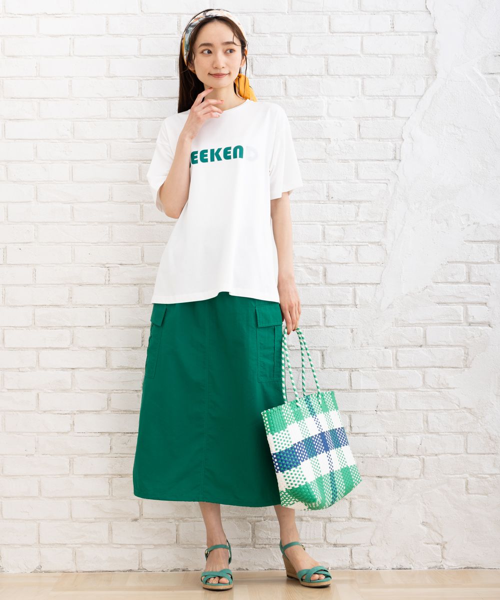 大きいサイズ】 9号・15号・19号 FONTLAB ナイロンカーゴスカート