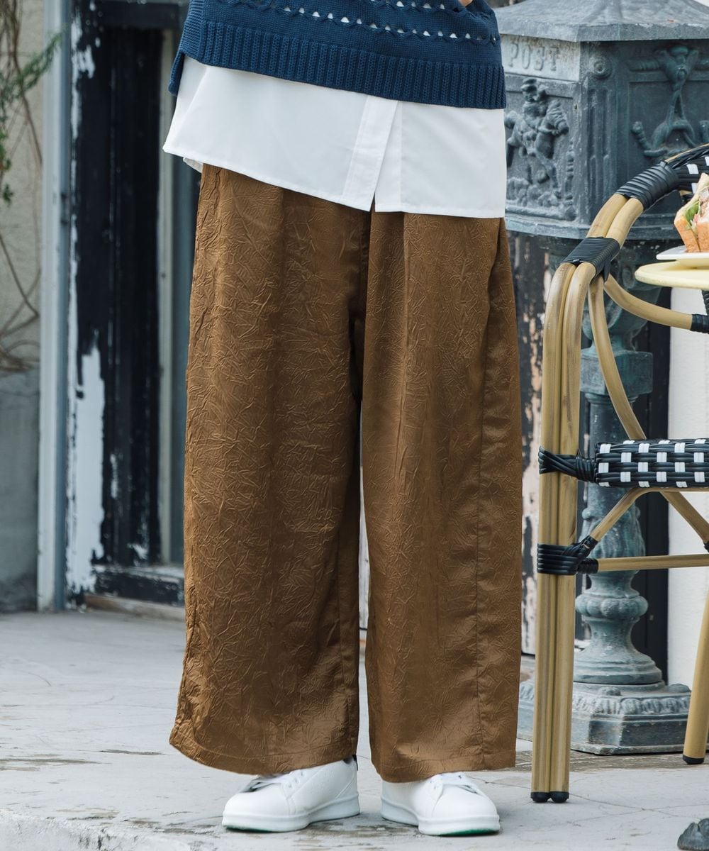 サブストリート（sab street）/15号・19号(3L・5L)  ドライハイテンションテーパードパンツ 大きいサイズ】 15号・19号(3L・5L) ハイテションドロストテーパード