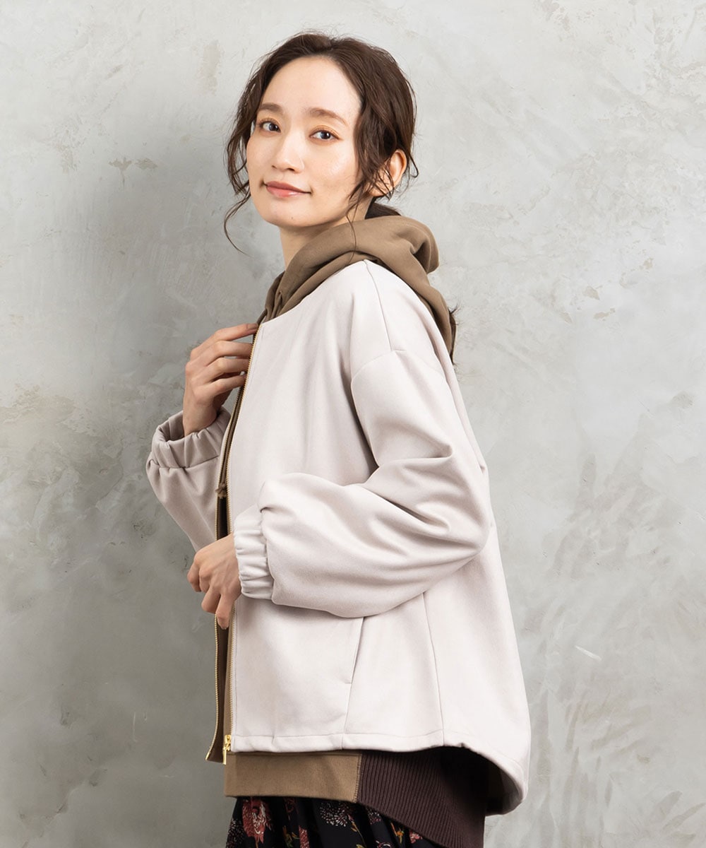 サブストリート マシュマロレザーライクブルゾン（15号、新品タグ付