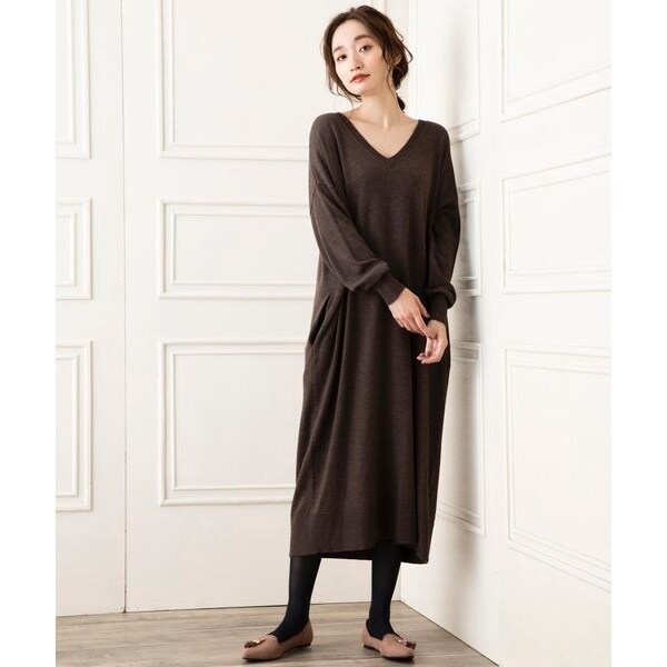 人気第6位 Charli ゆるニットワンピース 50 Off