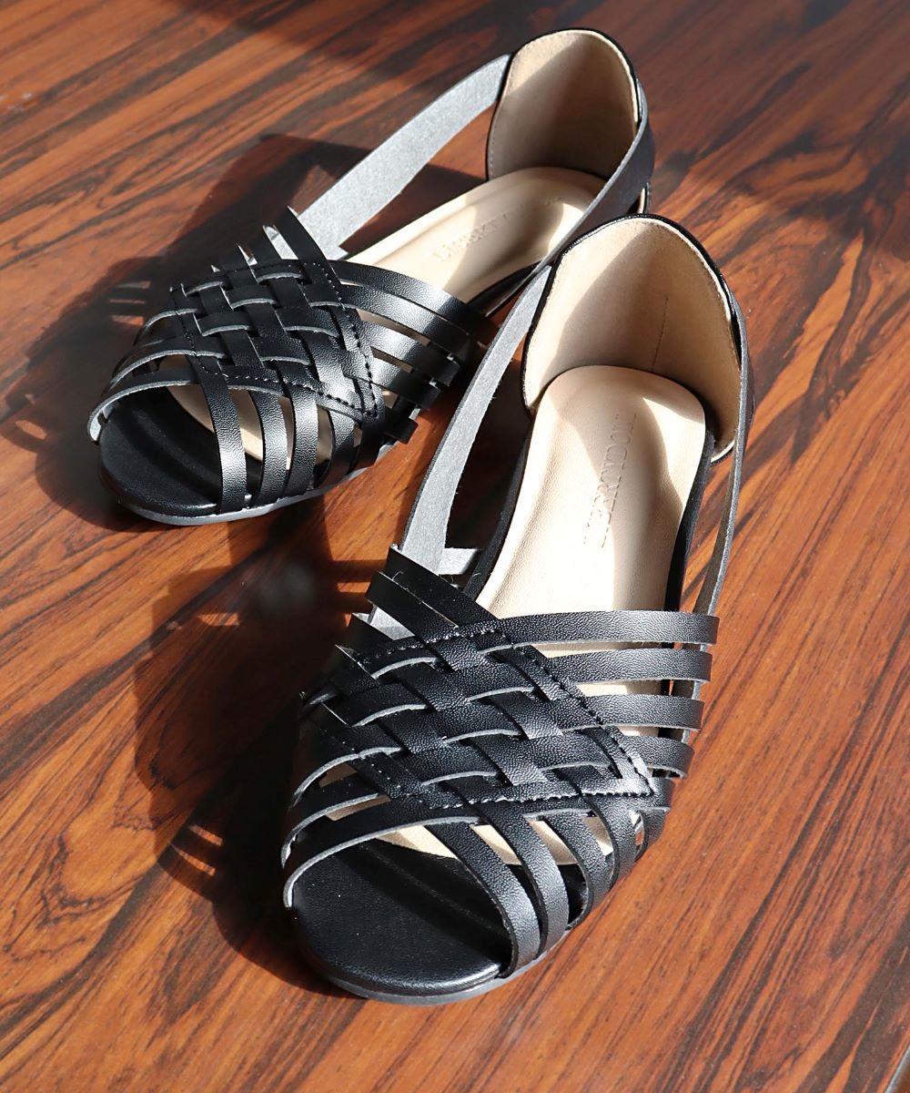 [�}���C]���N���X�҂ݍ��݃f�U�C���t���b�g�T���_����1147/���o�e�B�h�[���iLiberty Doll�j �u���b�N