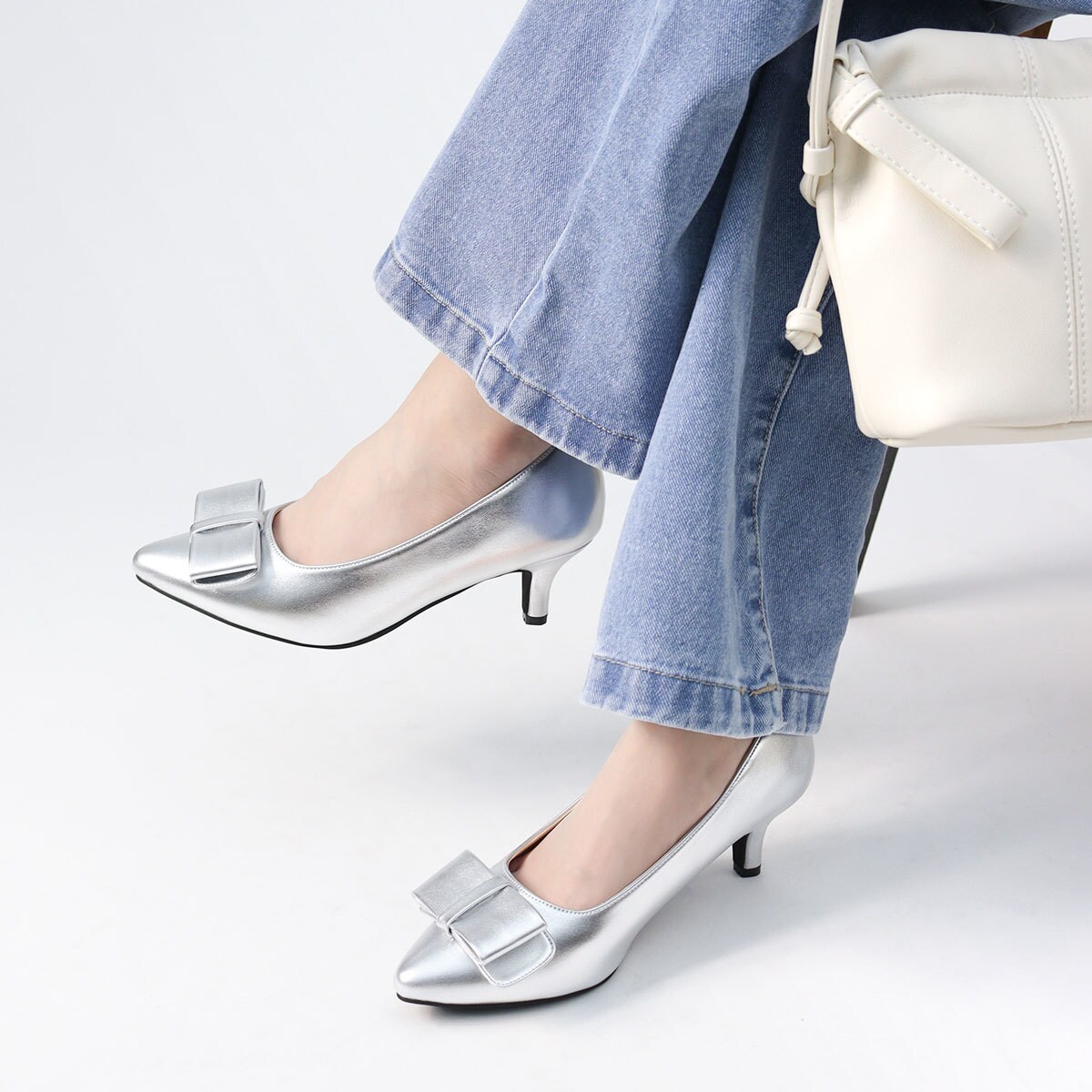 22-25.5cm】メッシュパンプス(1.7cmヒール) | ラウナレア(Launa lea