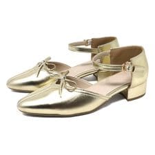 ★ポインテッドトゥ セパレートリボンパンプス★1048