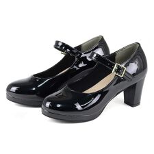 クッション性抜群♪　★プラットフォームストラップパンプス★1110