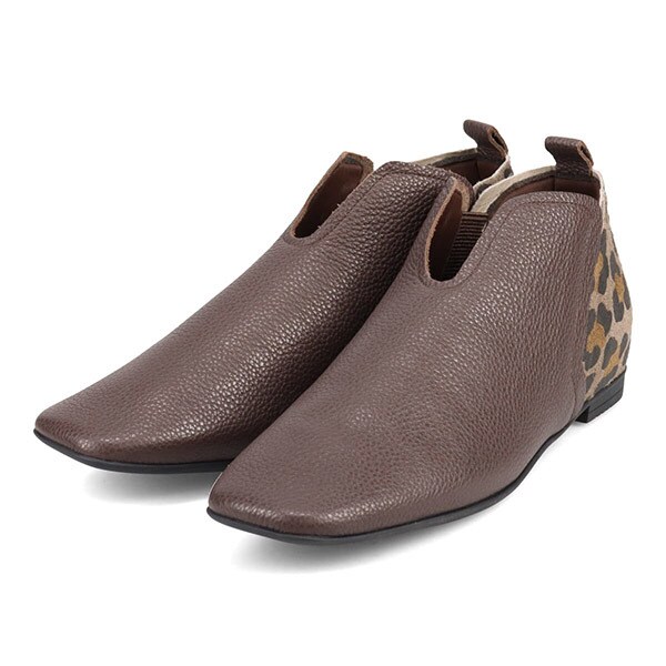 RABOKIGOSHIworks【本革】スクエアトゥプレーンブーティ | ワークス