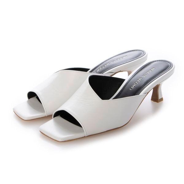 アシンメトリーミュールサンダル