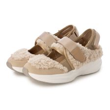 【軽量】厚底ベルテッドスニーカー