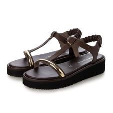 柔らか厚底ストラップサンダル