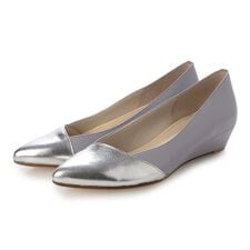 【レイン対応】ポインテッドウェッジソールパンプス