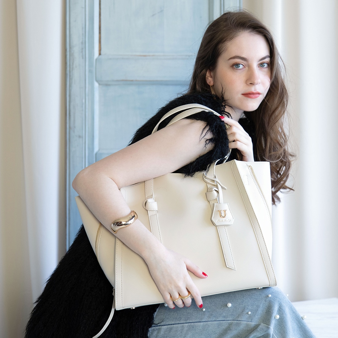 Lier【リエール】ボヤージュトートバッグ/ショルダー付き