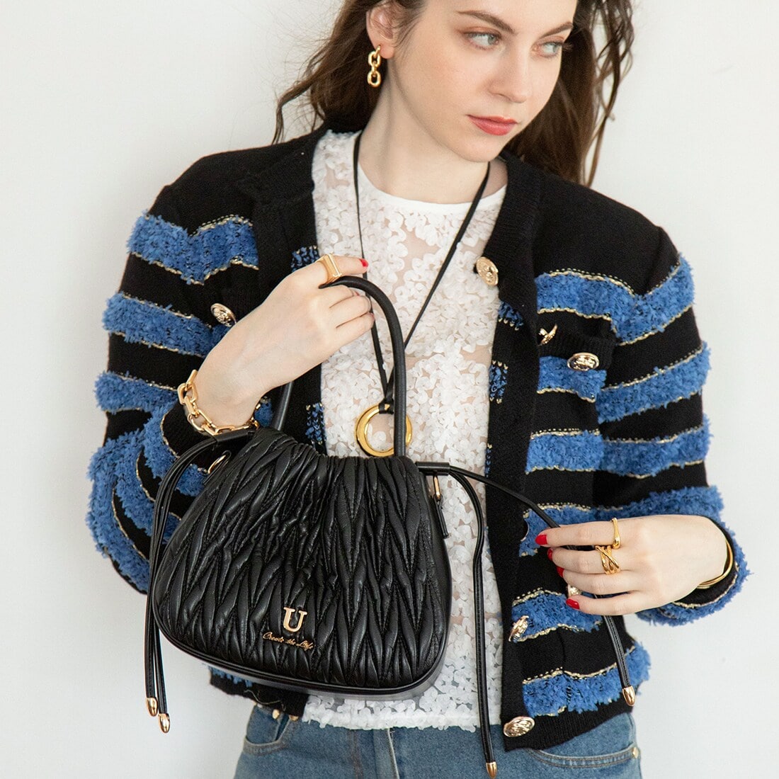 デイジーランダムキルト ショルダー | マリークワント(MARY