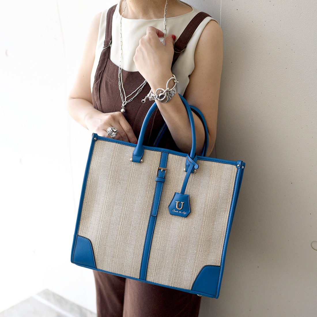 オムスビコロリン 巾着付きバッグ L/OMK-233117 | ラブラリー バイ